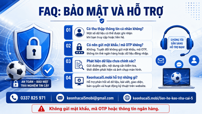 Câu hỏi thường gặp về bảo mật và hỗ trợ người dùng