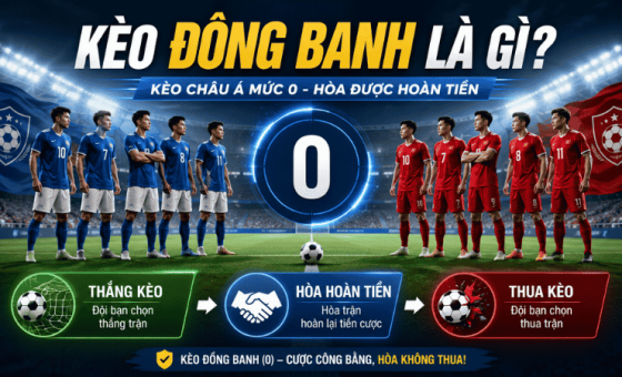 Kèo Đồng Banh Là Gì? Cách Đọc Kèo Hòa 0 Dễ Hiểu