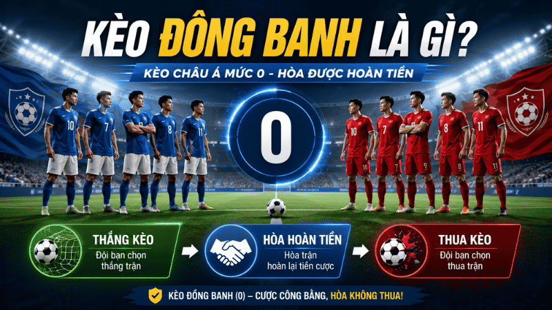 Kèo đồng banh là gì trong cá cược bóng đá