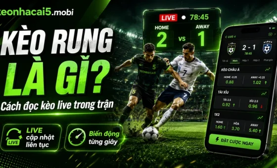 Kèo rung là gì? Cách đọc và phân tích kèo live trong trận