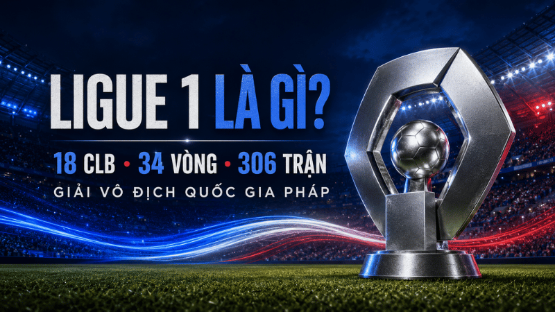 Ligue 1 là giải vô địch quốc gia Pháp với 18 câu lạc bộ và 34 vòng đấu