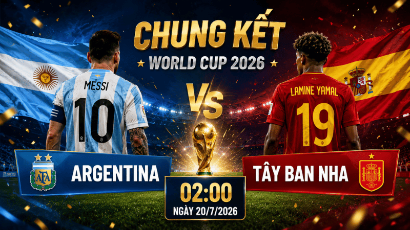Nhận định Argentina vs Tây Ban Nha chung kết World Cup 2026