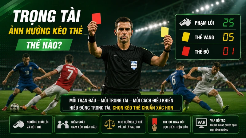 Phương pháp ba lớp phân tích kèo thẻ bóng đá