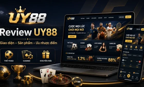 Review UY88: Đánh giá giao diện, sản phẩm và trải nghiệm sử dụng